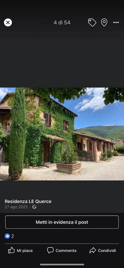 Residenza Le Querce Bilocale Villa Fossato di Vico Exteriör bild